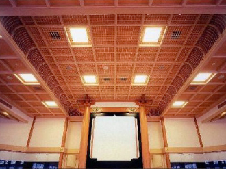 集成材（化粧ばり造作用集成材・変形集成材）不燃木材・丸加工などの納入実績2